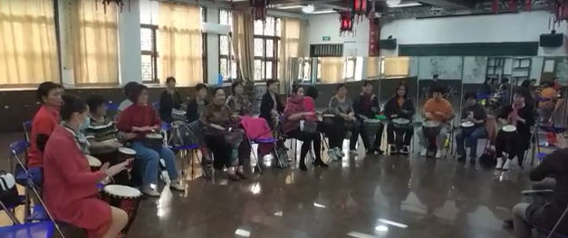 手鼓班现场视频